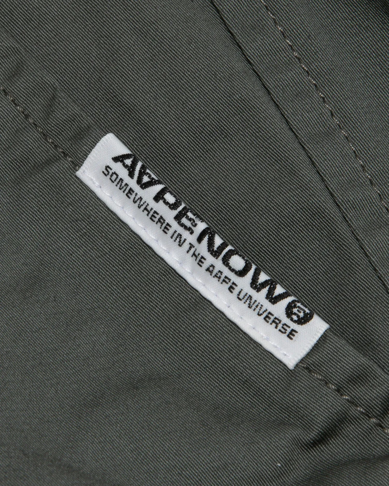 Moonface patch relaxed pants
