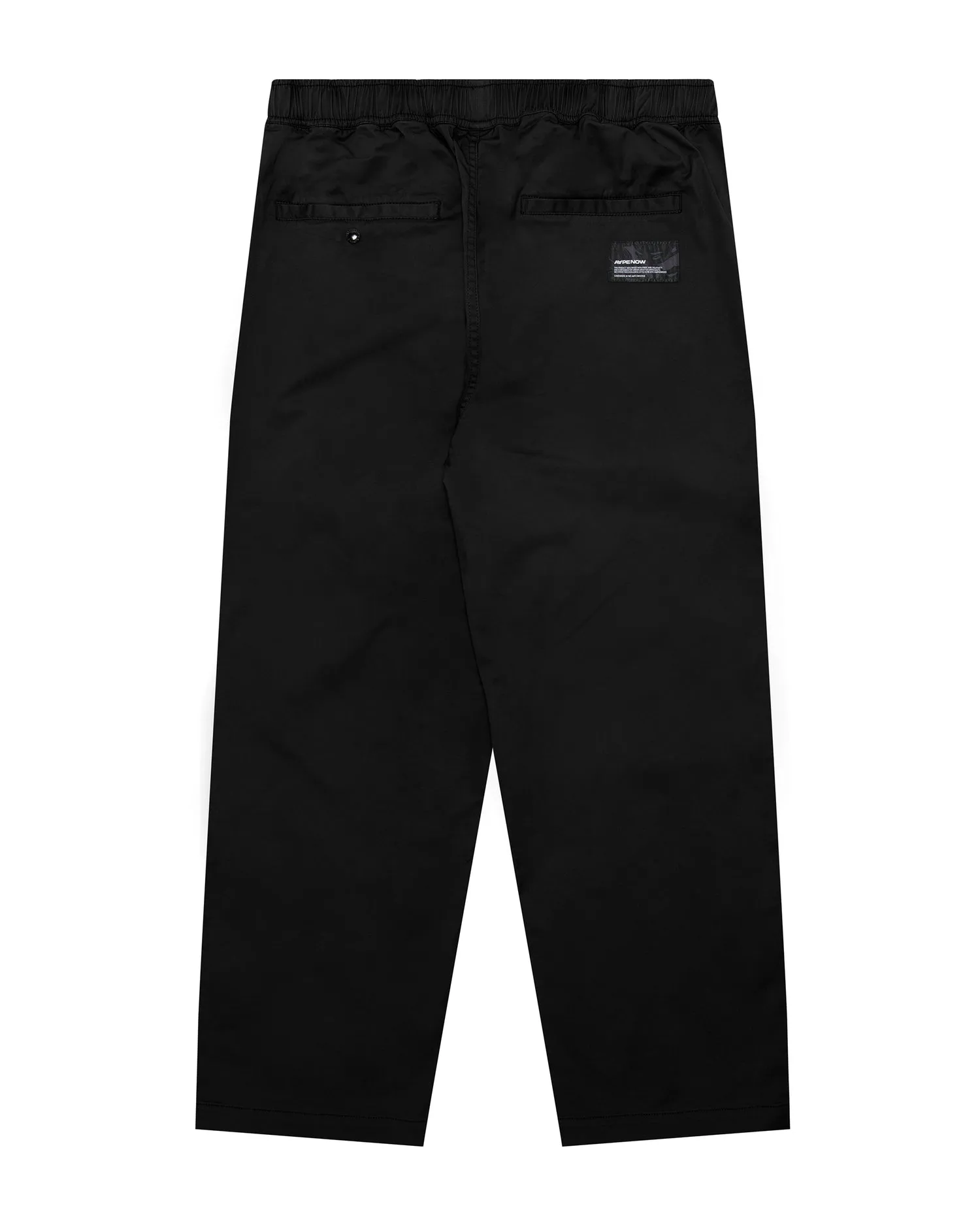 Moonface patch relaxed pants