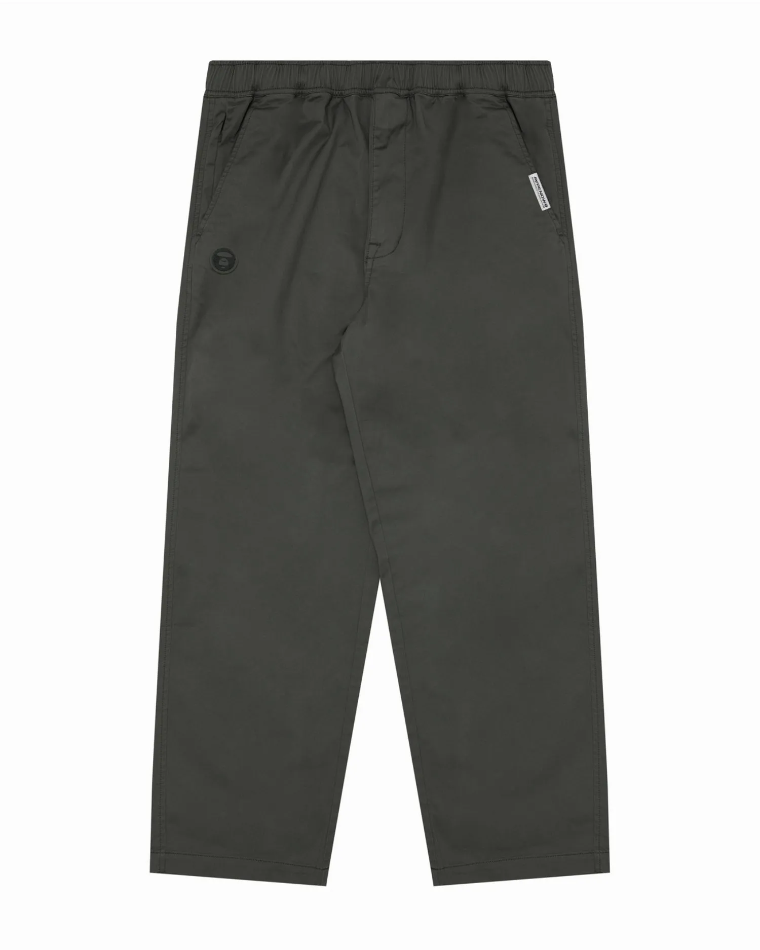 Moonface patch relaxed pants