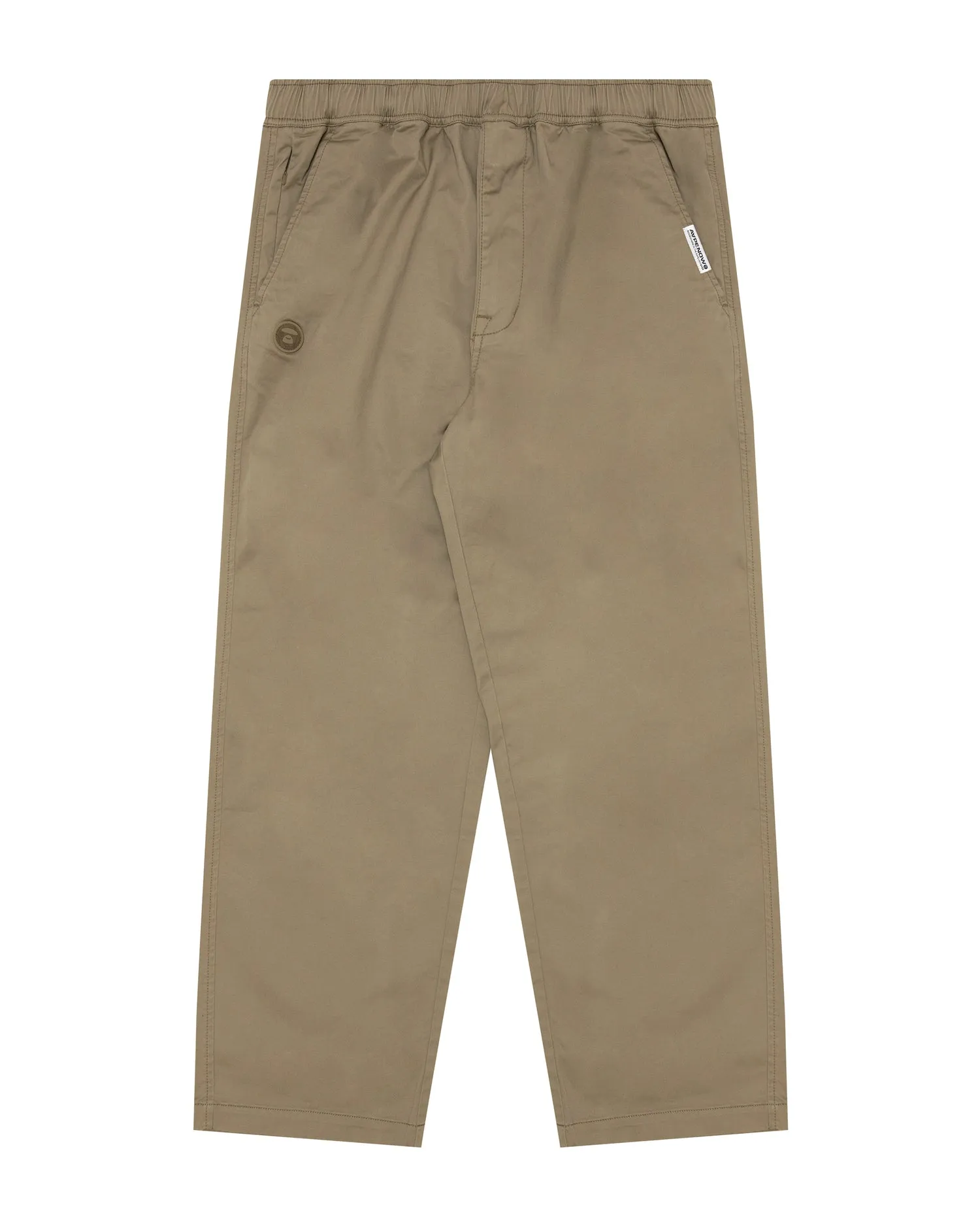 Moonface patch relaxed pants