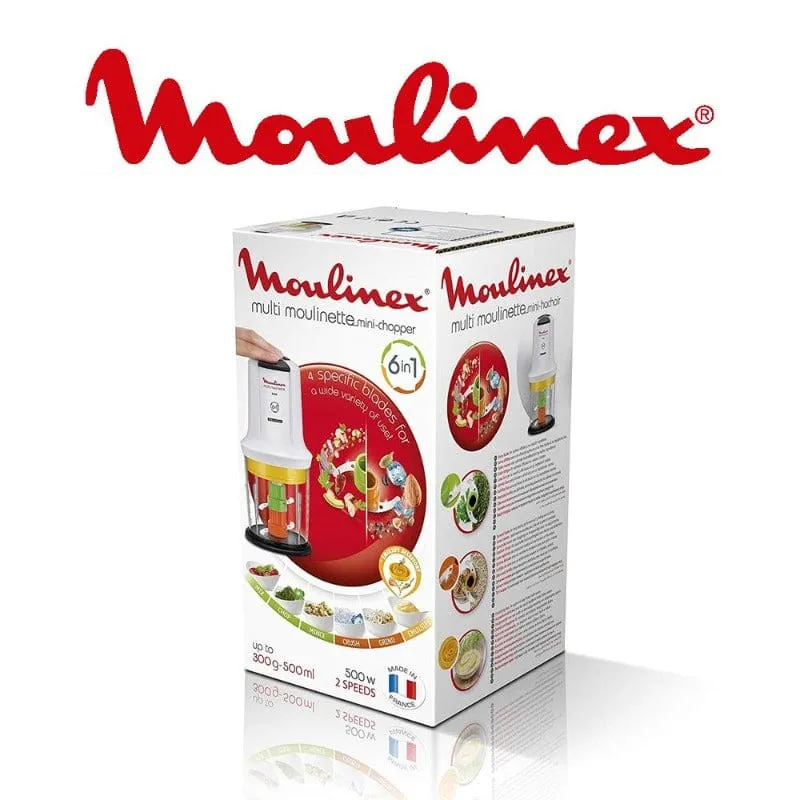 Moulinex 500W Multi Moulinette Xtra Chop Chopper AT723110