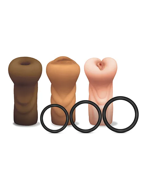 Mstr B8 Stroker Set W-c-rings - Assorted Pack Of 3
