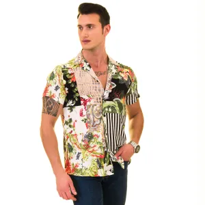 Multi Color European Made & Designed Hawaiian Summer Shirts For Men