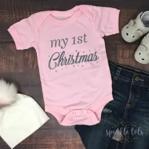 My 1st Christmas Baby Vest