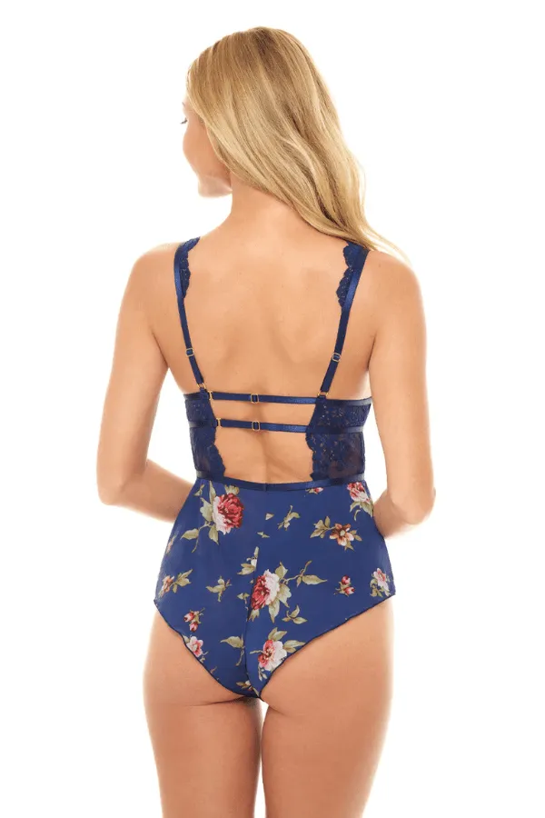 Naeva Floral Romper - Blue