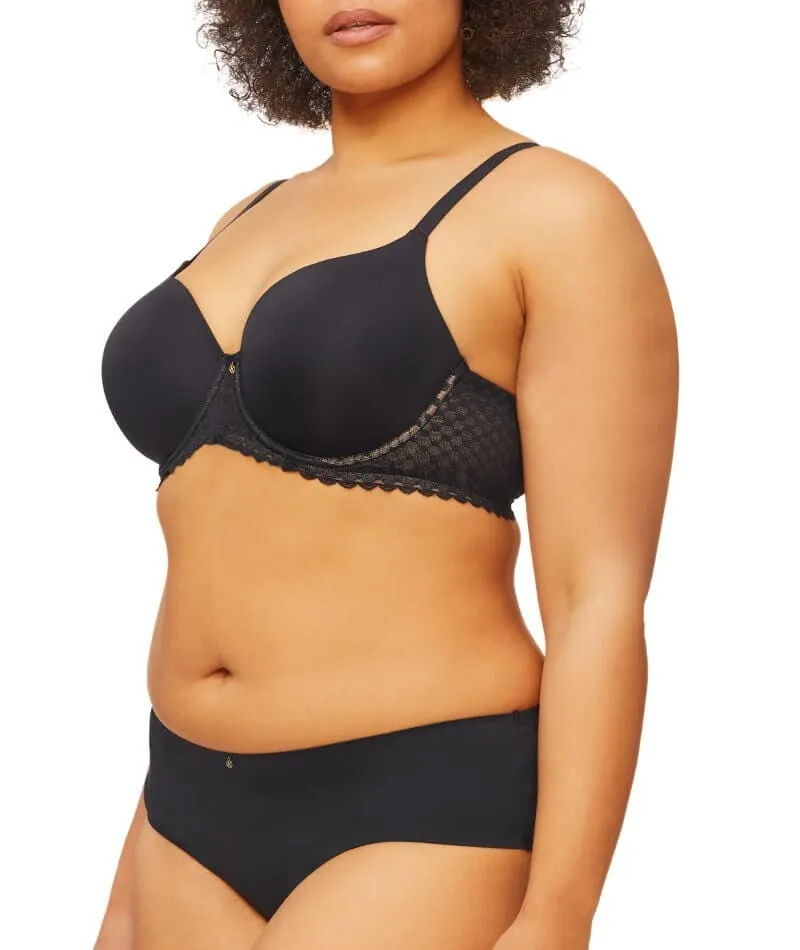 Nancy Ganz Revive Ava Lace Full Coverage Contour Bra - Black