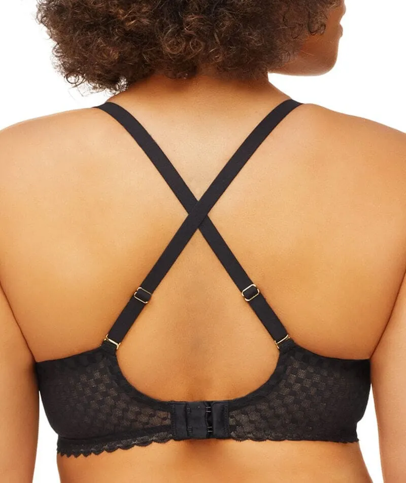 Nancy Ganz Revive Ava Lace Full Coverage Contour Bra - Black