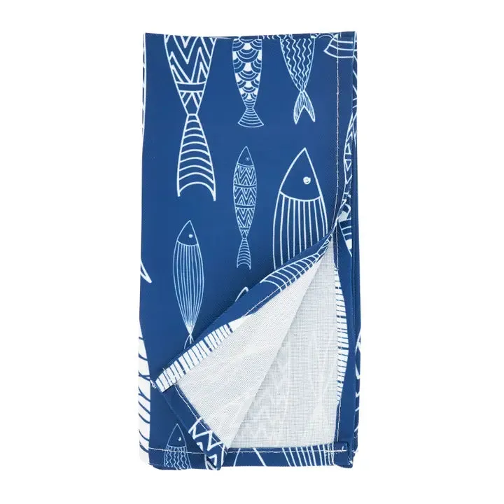 Napkins - Navy Fish
