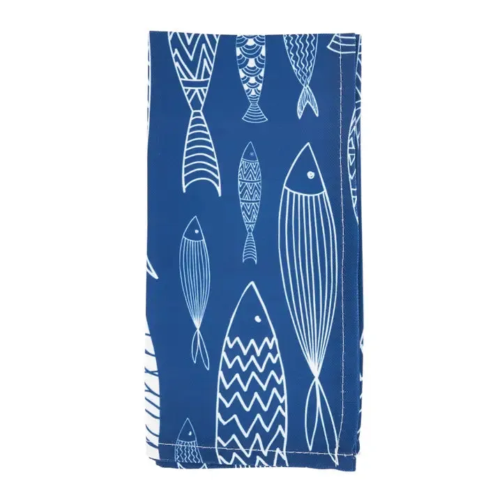 Napkins - Navy Fish