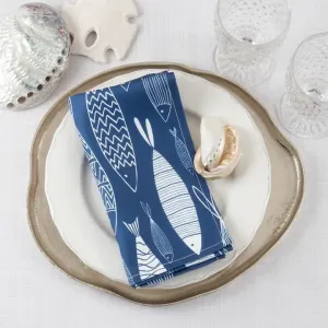 Napkins - Navy Fish