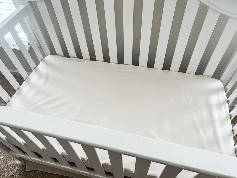 Natural and Tan Baby Crib Bedding Set Starter
