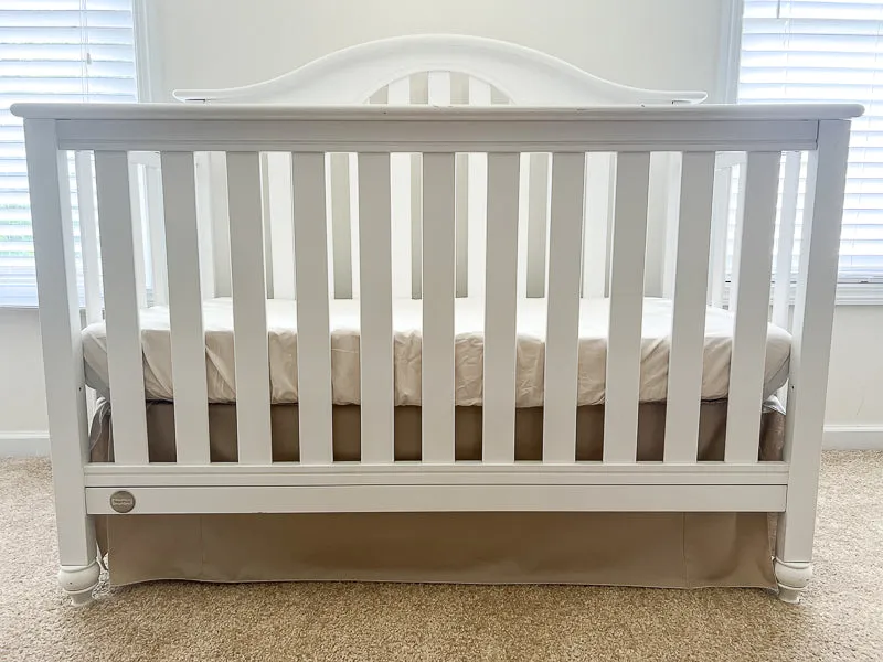Natural and Tan Baby Crib Bedding Set Starter