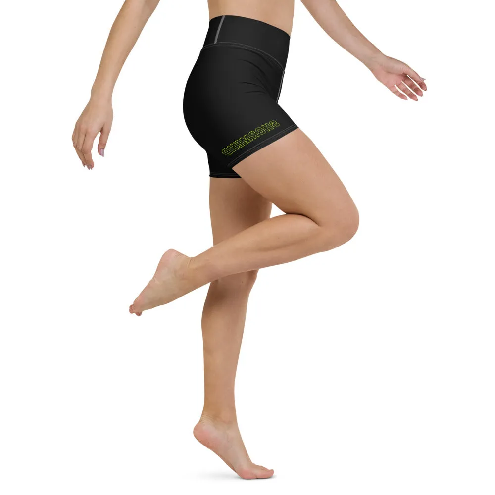 Neon Black SHORMEHD Biker Shorts
