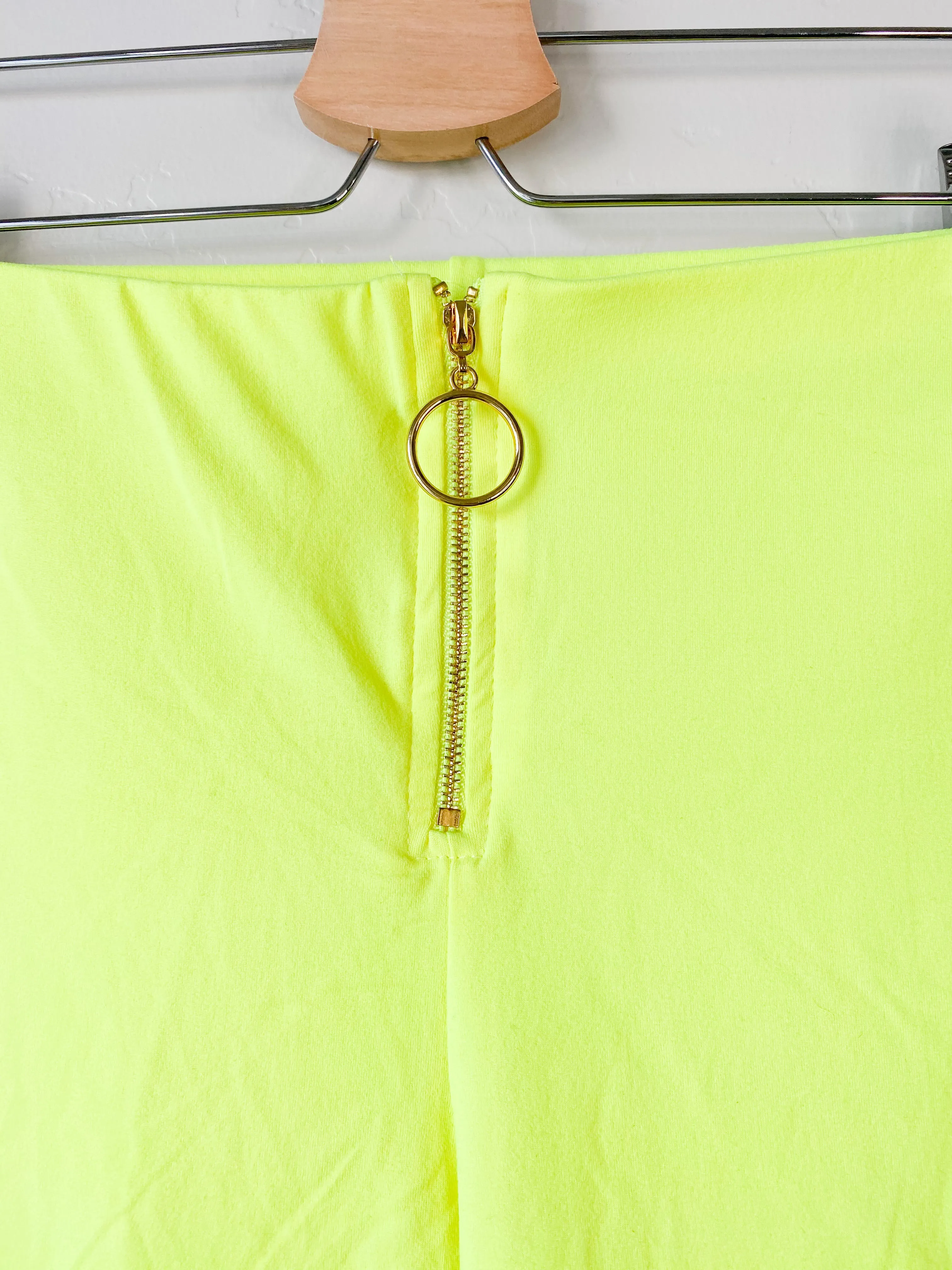 neon lights biker shorts
