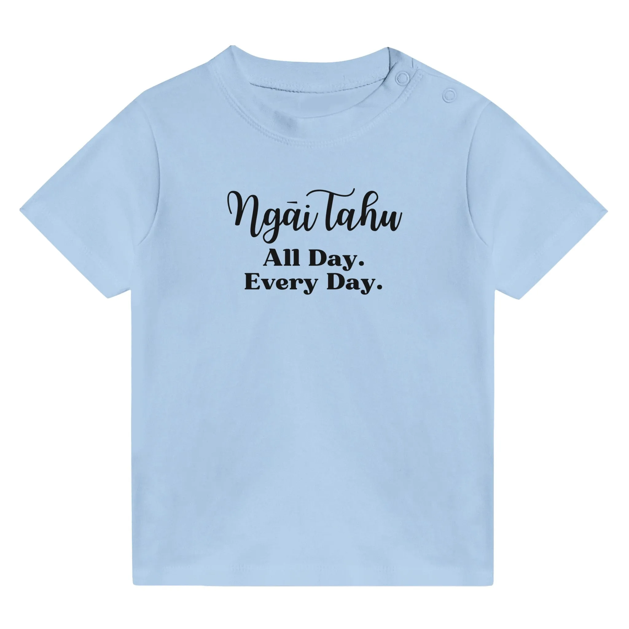 Ngāi Tahu All Day. Every Day. Classic Baby Crewneck T-shirt