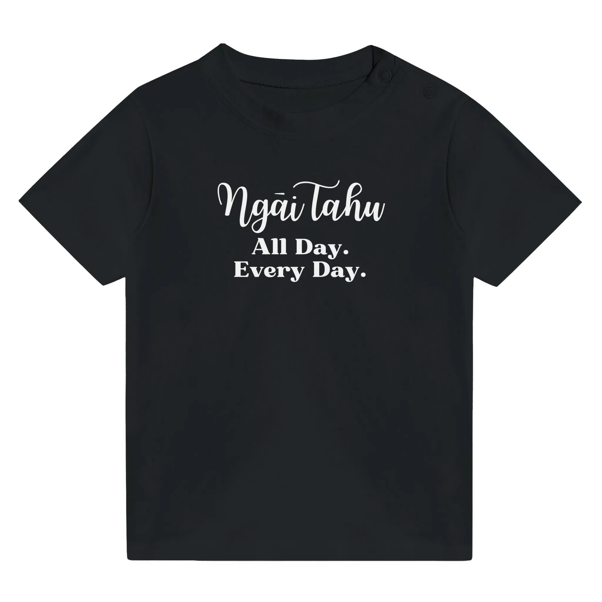 Ngāi Tahu All Day. Every Day. Classic Baby Crewneck T-shirt