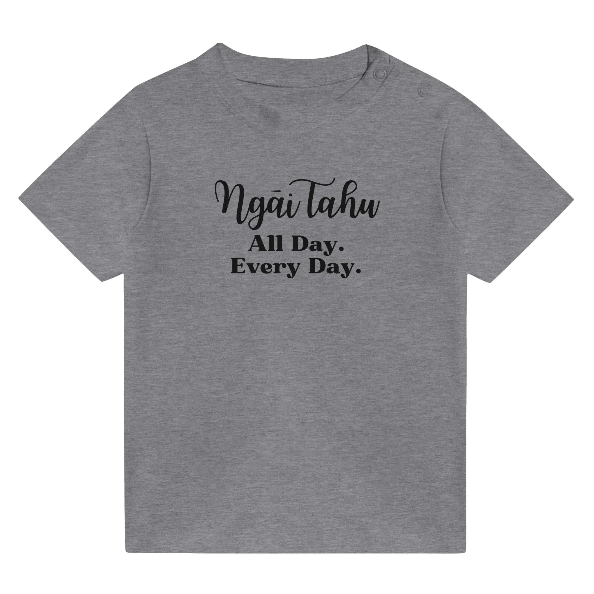 Ngāi Tahu All Day. Every Day. Classic Baby Crewneck T-shirt
