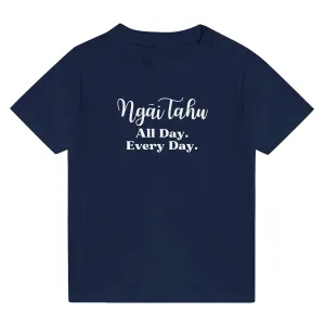 Ngāi Tahu All Day. Every Day. Classic Baby Crewneck T-shirt