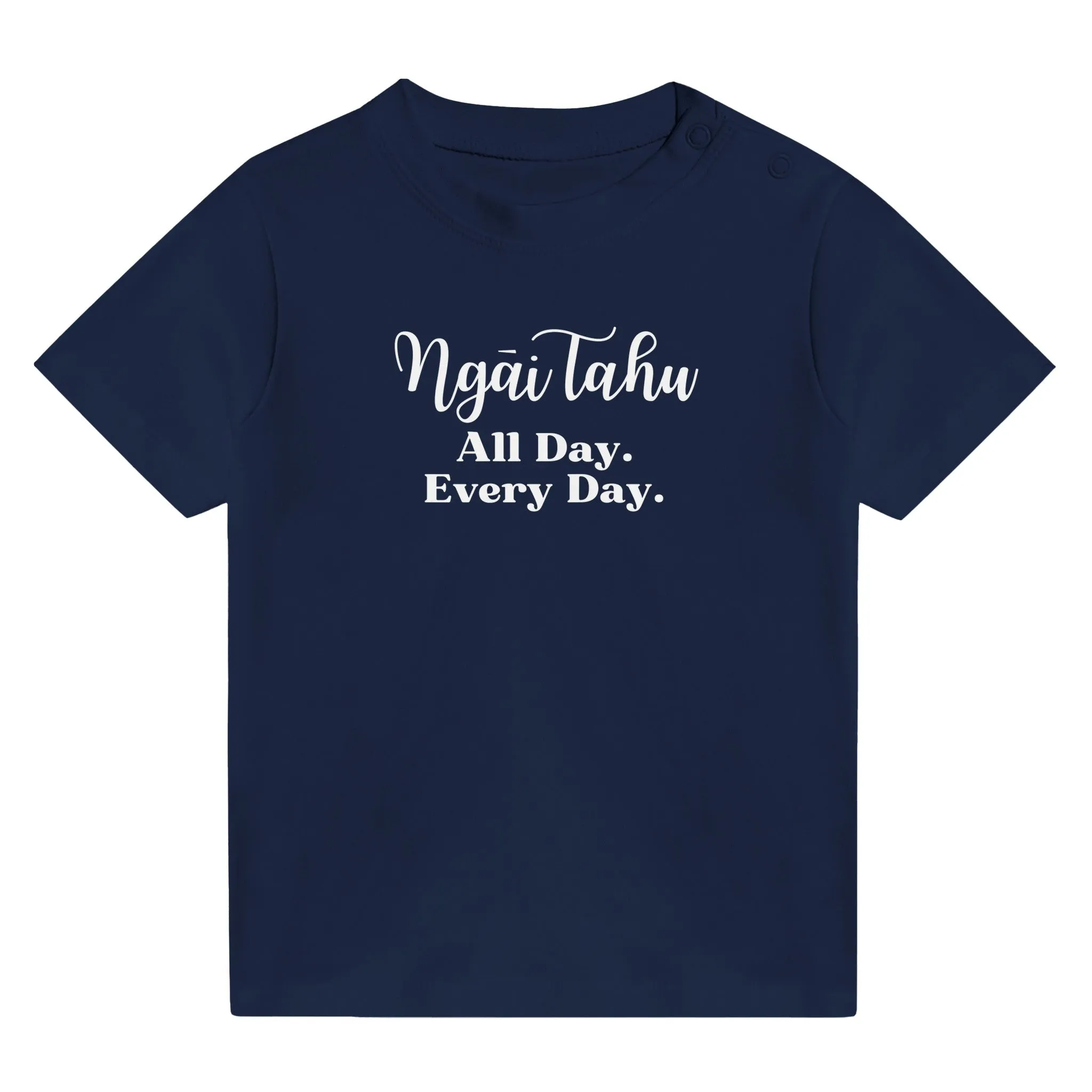 Ngāi Tahu All Day. Every Day. Classic Baby Crewneck T-shirt