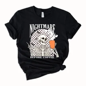 Nightmare Before Coffee Tee