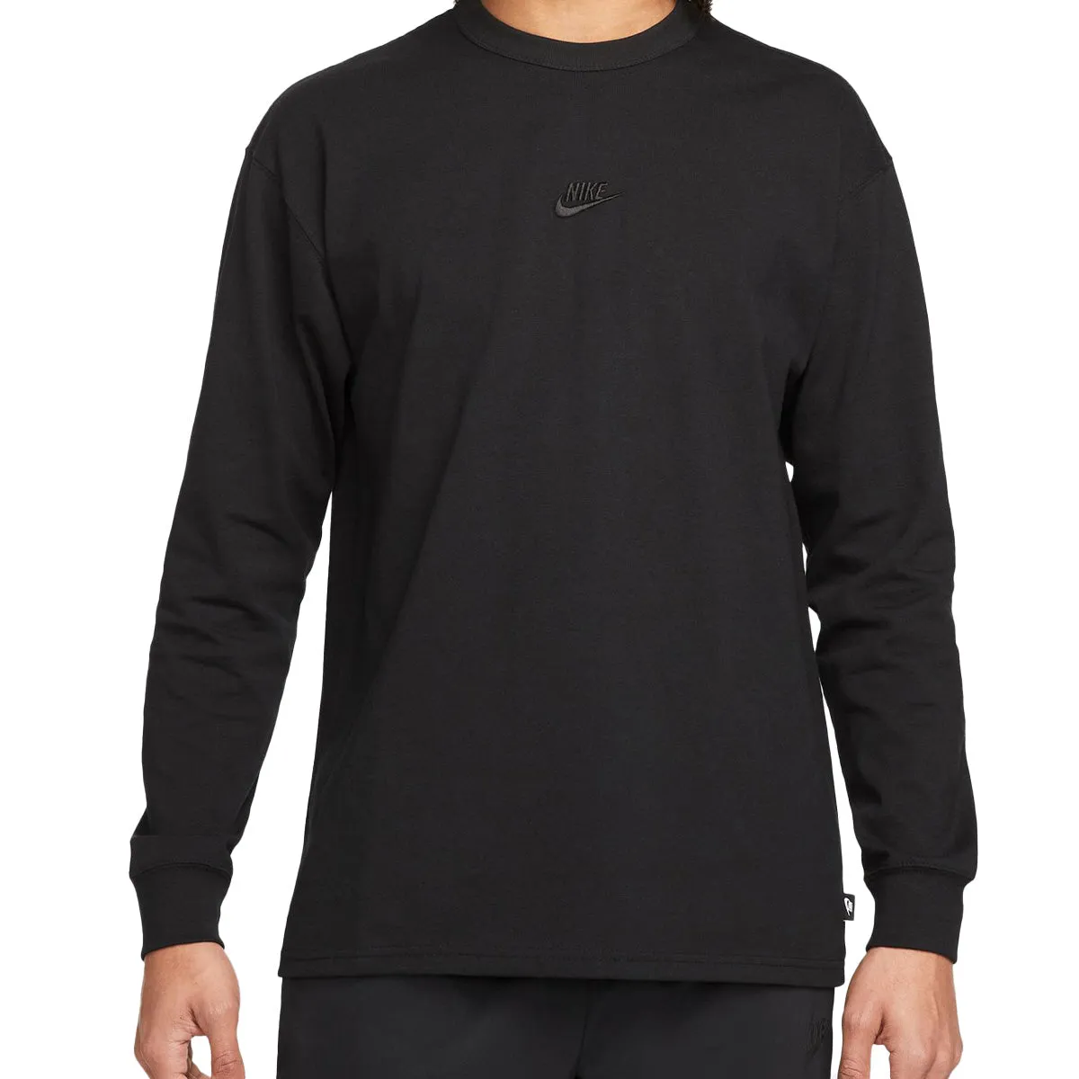 Nike - Premium Essentials L/S Tee Black/Black