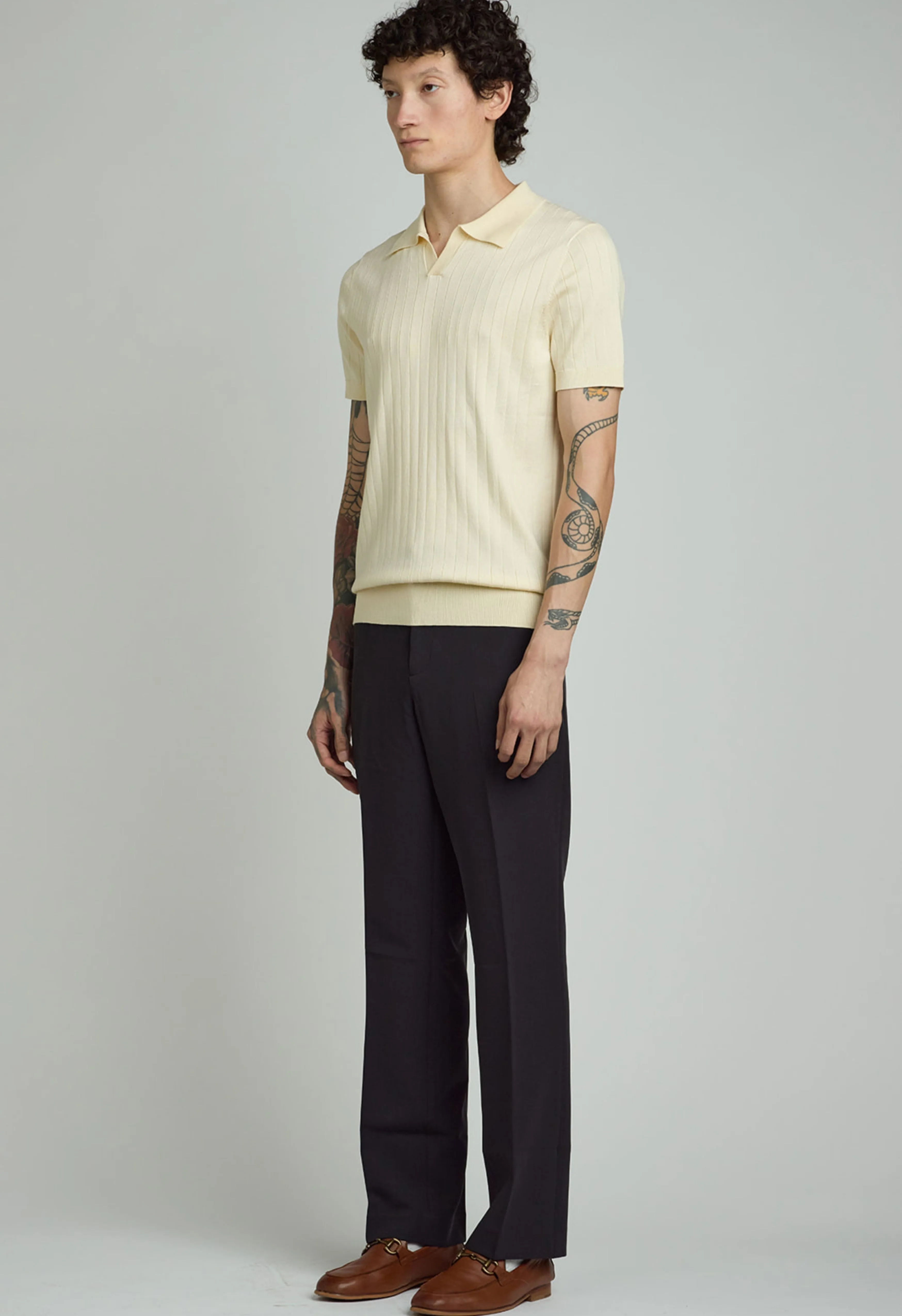 NKC MENS GREYSON TOP IN CREAM