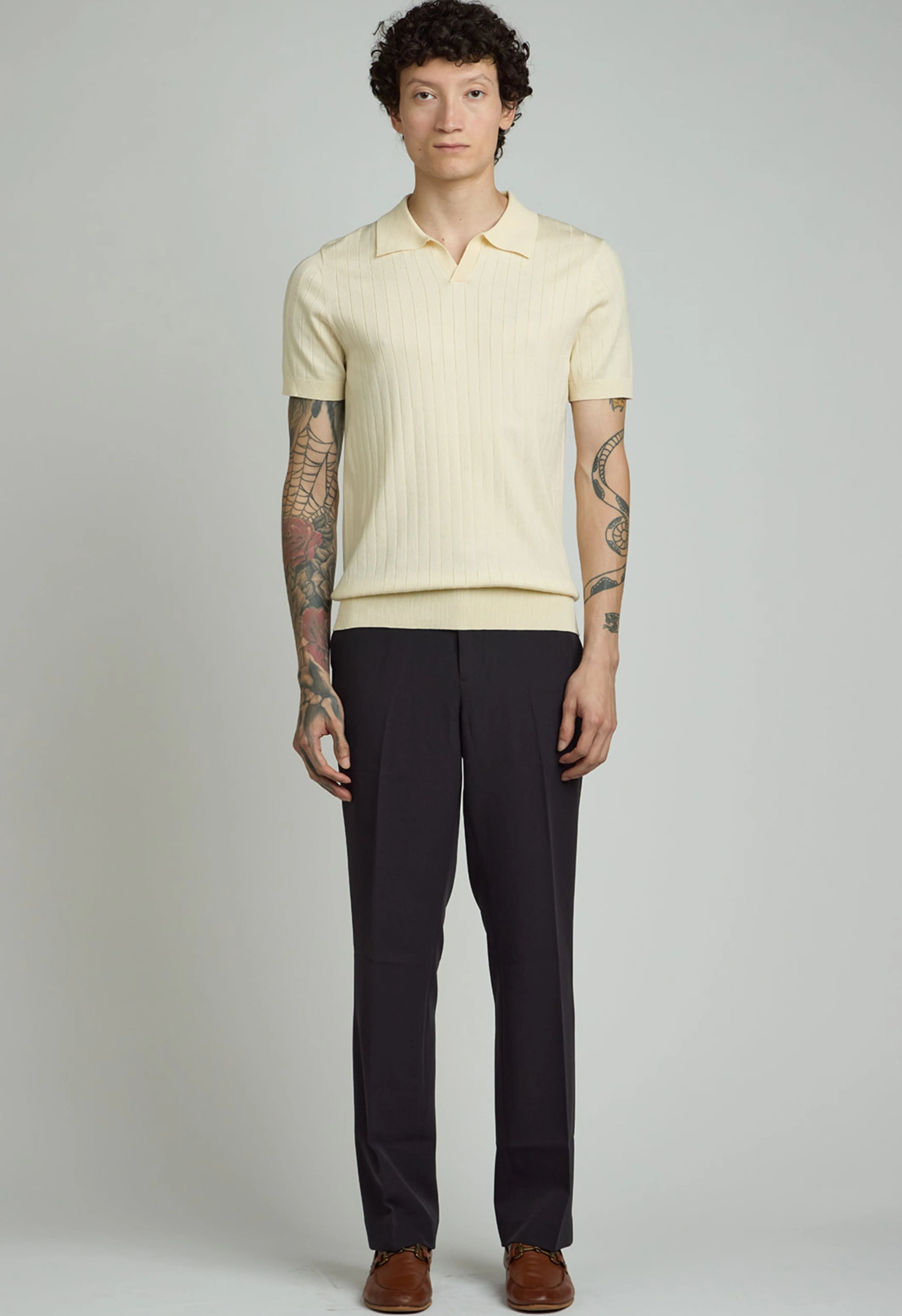NKC MENS GREYSON TOP IN CREAM