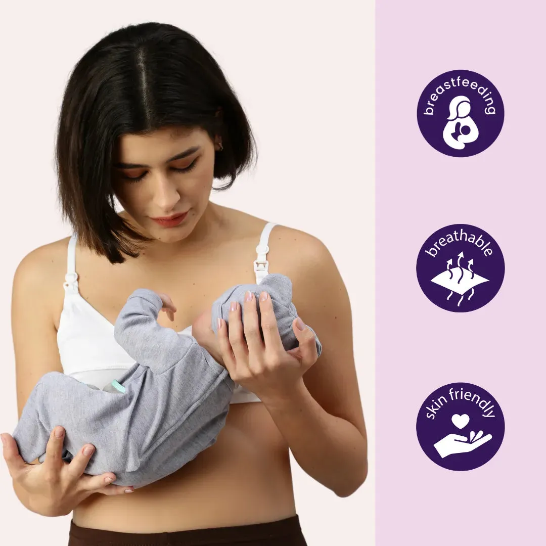 Nursing Bra | Back Hook & Eye Closure | For Breastfeeding