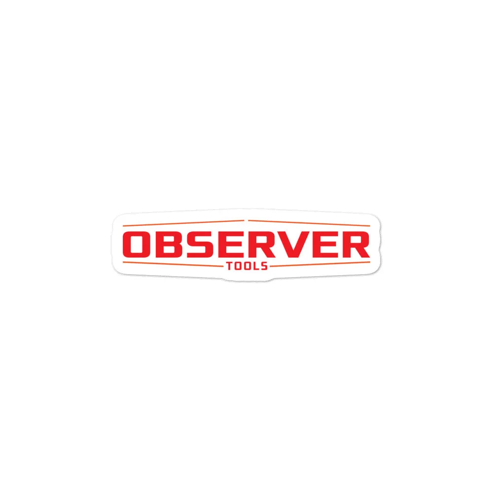 Observer Tools Stickers - Logo