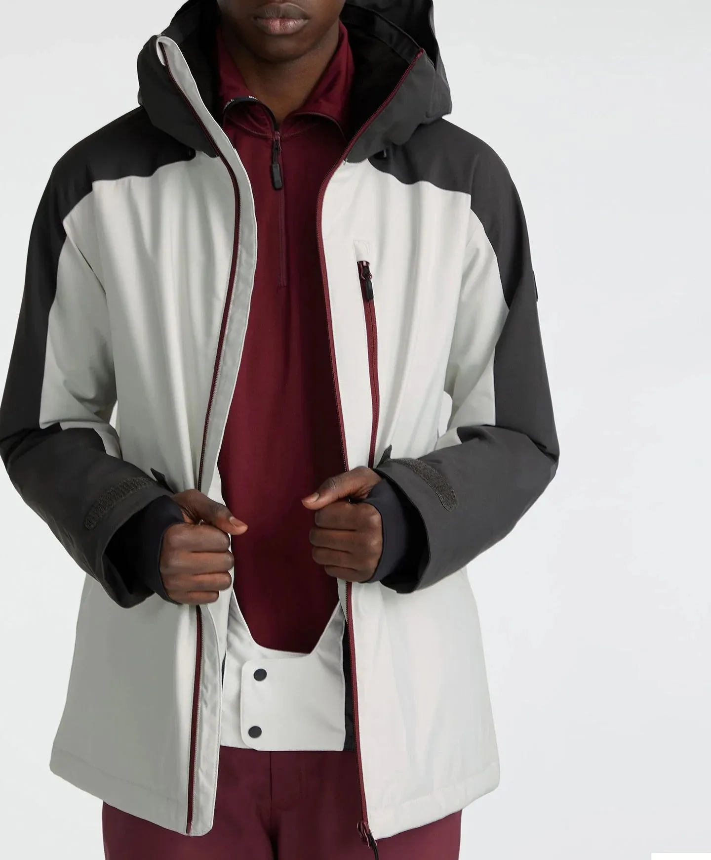 ONeill Diabase Jacket Mens London Fog Colour Block