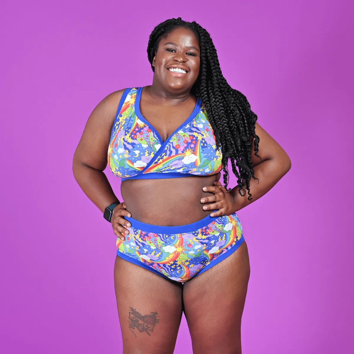 Original Bra - Retro Rainbows