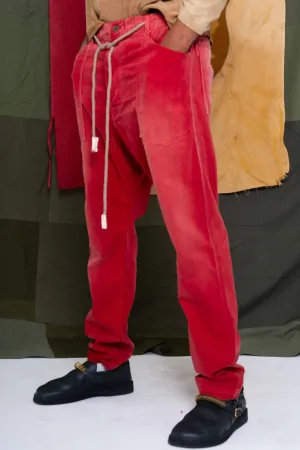 P38 Japan Twill Sunfaded Antique Red