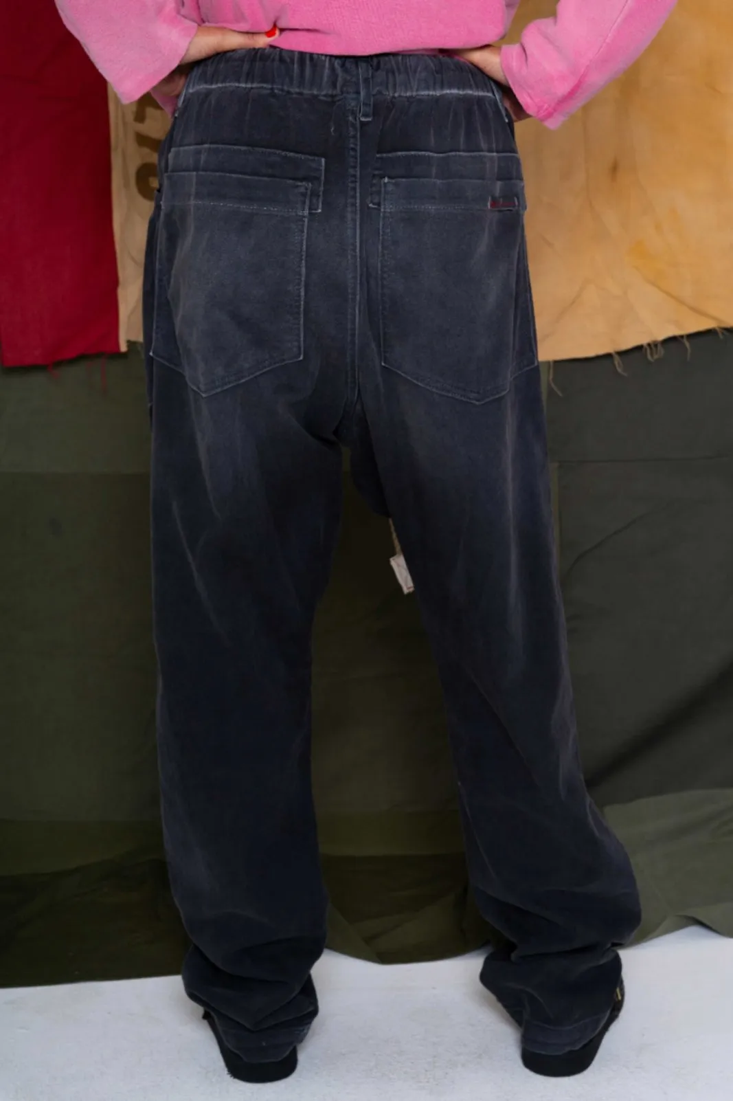P38 Japan Twill Sunfaded Black Smoke