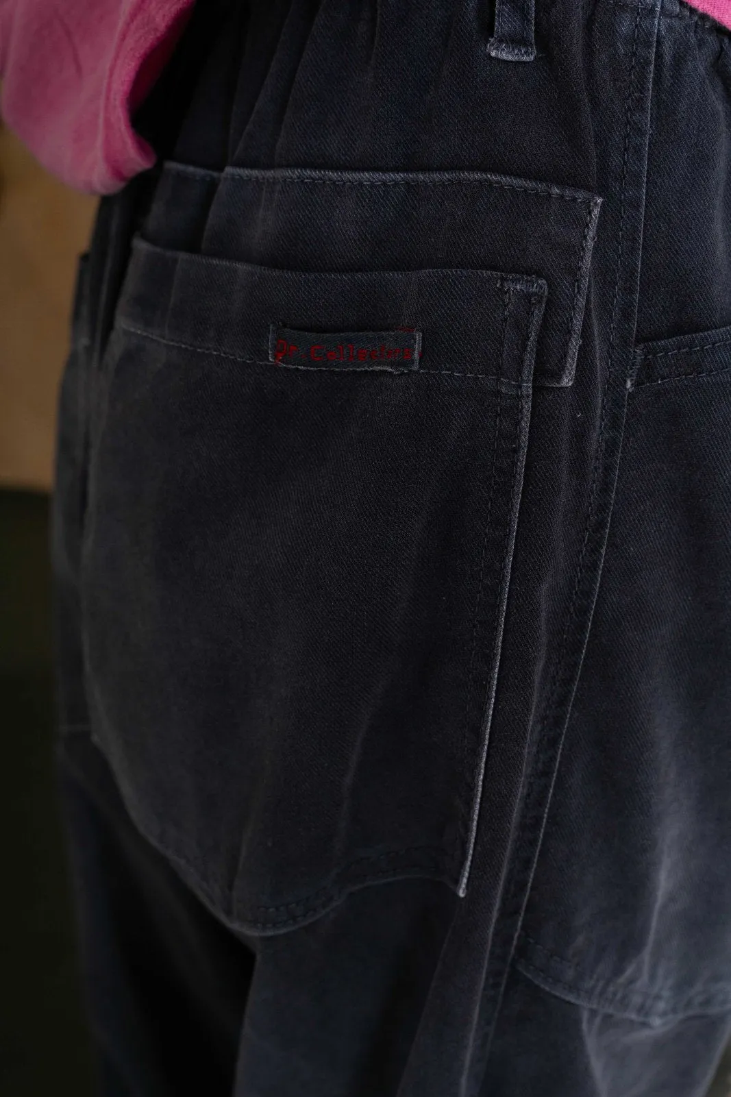 P38 Japan Twill Sunfaded Black Smoke