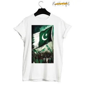 Pakistan Flag Graphic T-Shirt