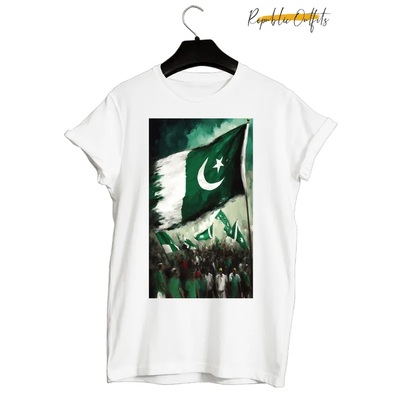 Pakistan Flag Graphic T-Shirt