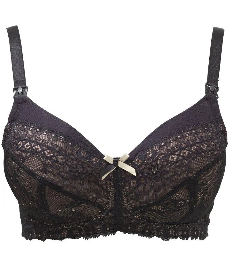 Panache Sophie Wire-free Nursing Bra - Black