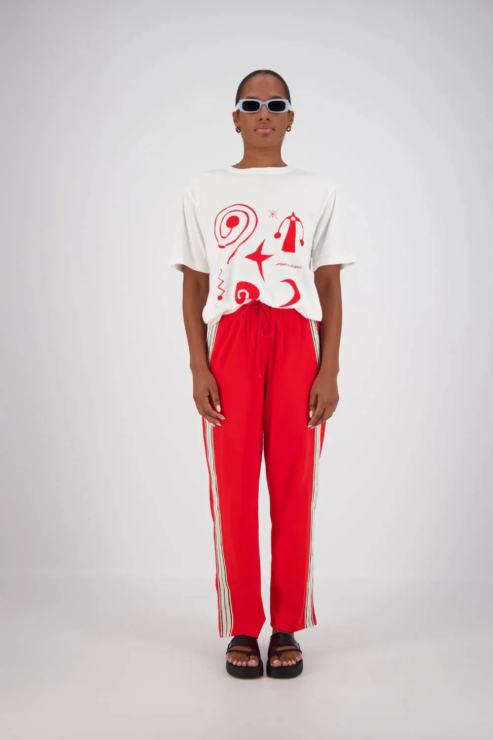 Panarea Trackpant | Red
