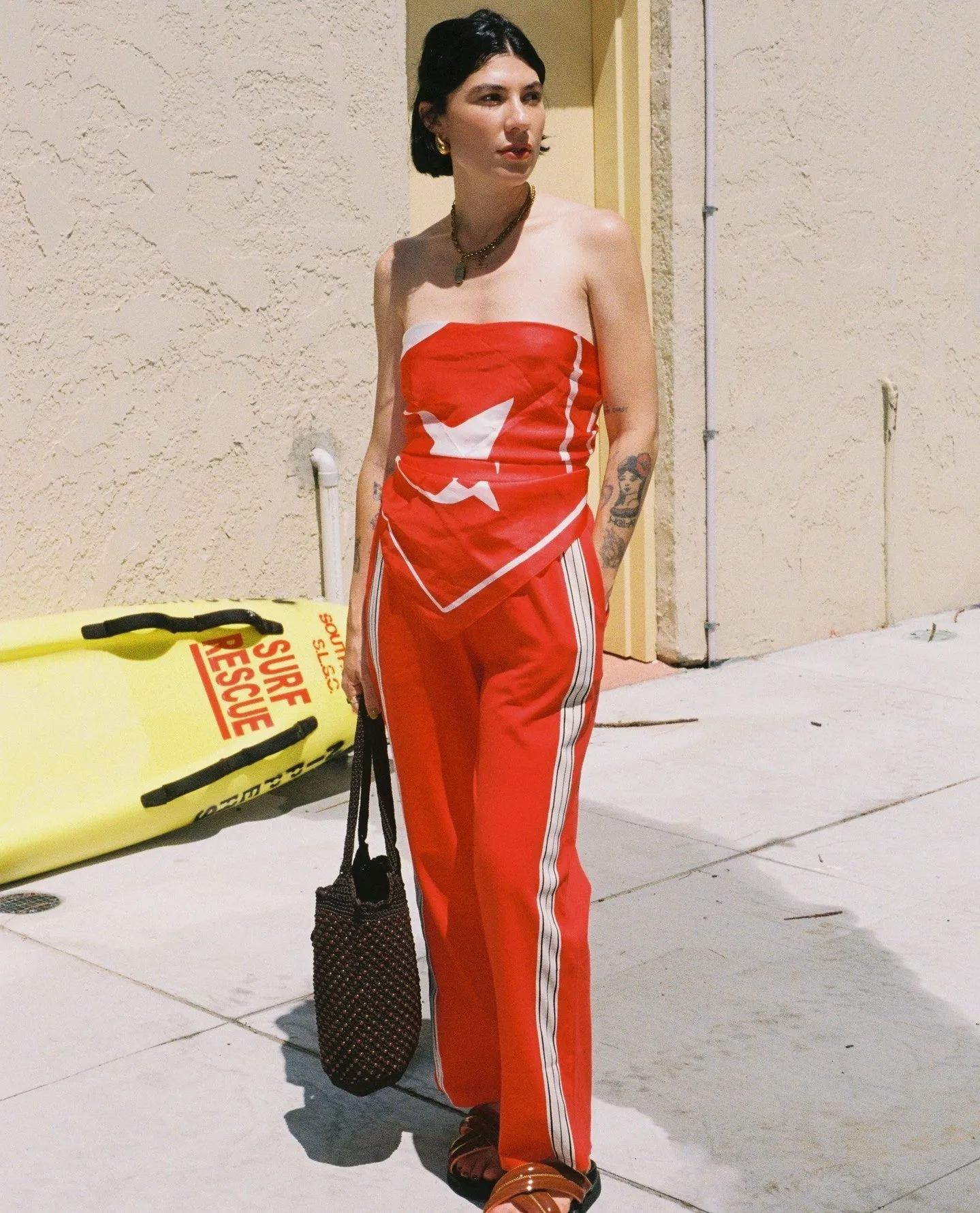 Panarea Trackpant | Red
