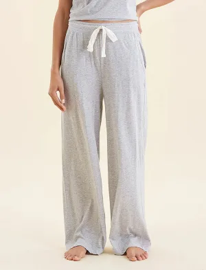Papinelle - Jada Organic Cotton Wide Leg Pant |Grey Marle