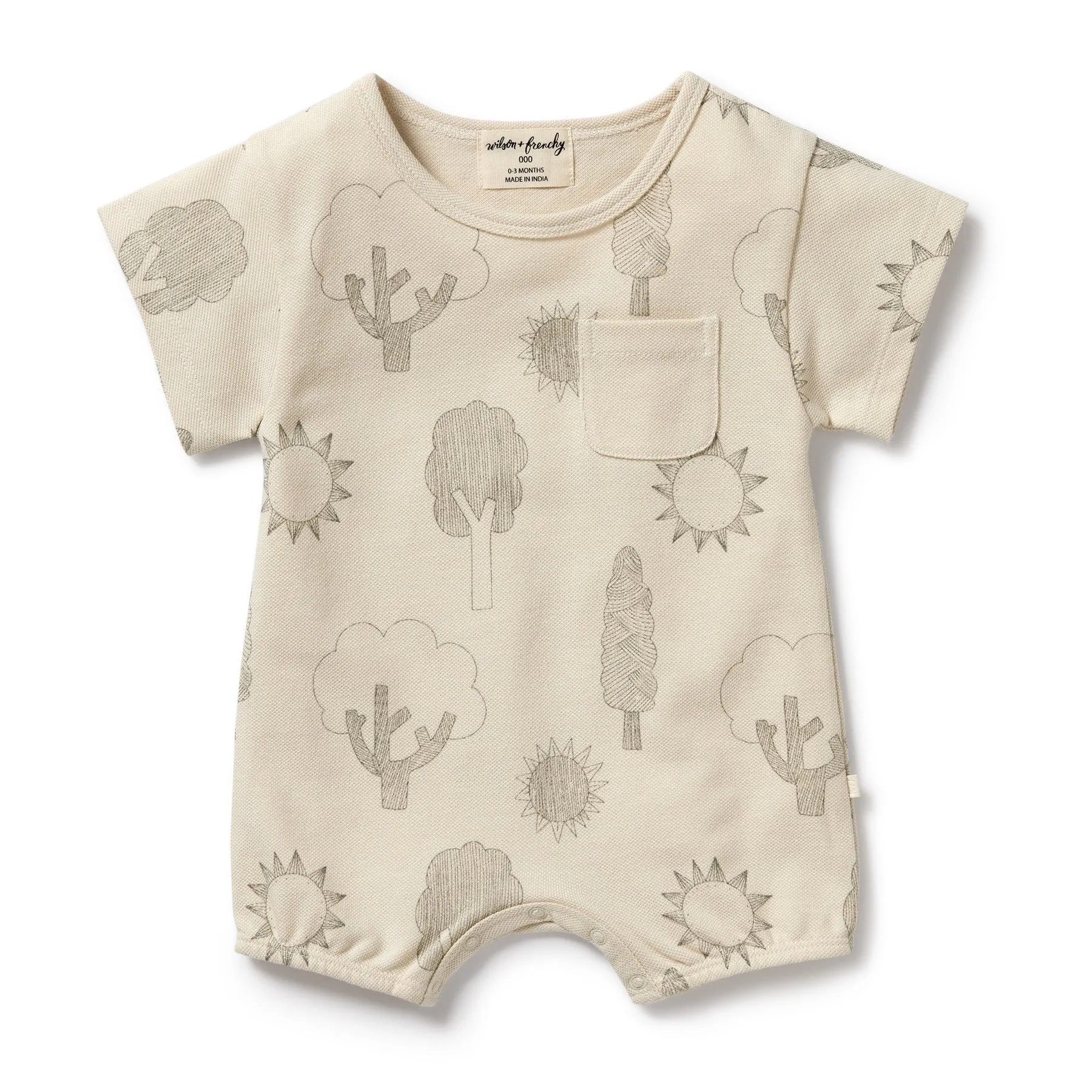 Park Days Short Sleeve Bodysuit & Hat Set (Size S)
