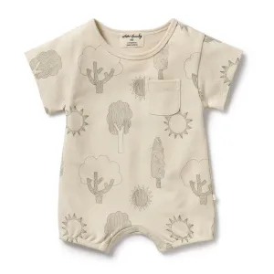Park Days Short Sleeve Bodysuit & Hat Set (Size S)