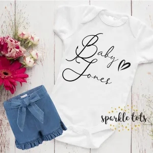 Personalised Baby Vest