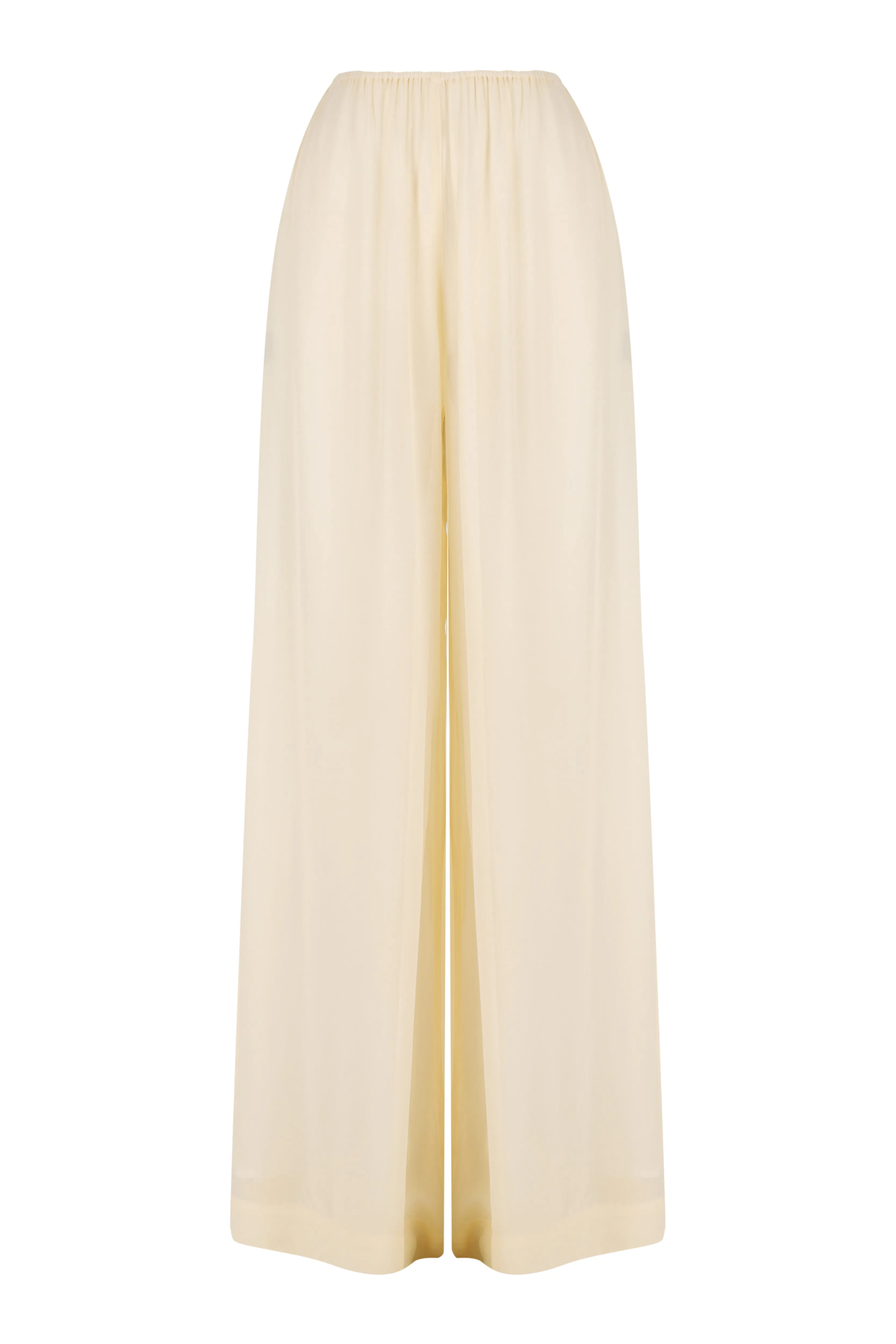 Petal Collar Top | Sheer Relaxed Pant