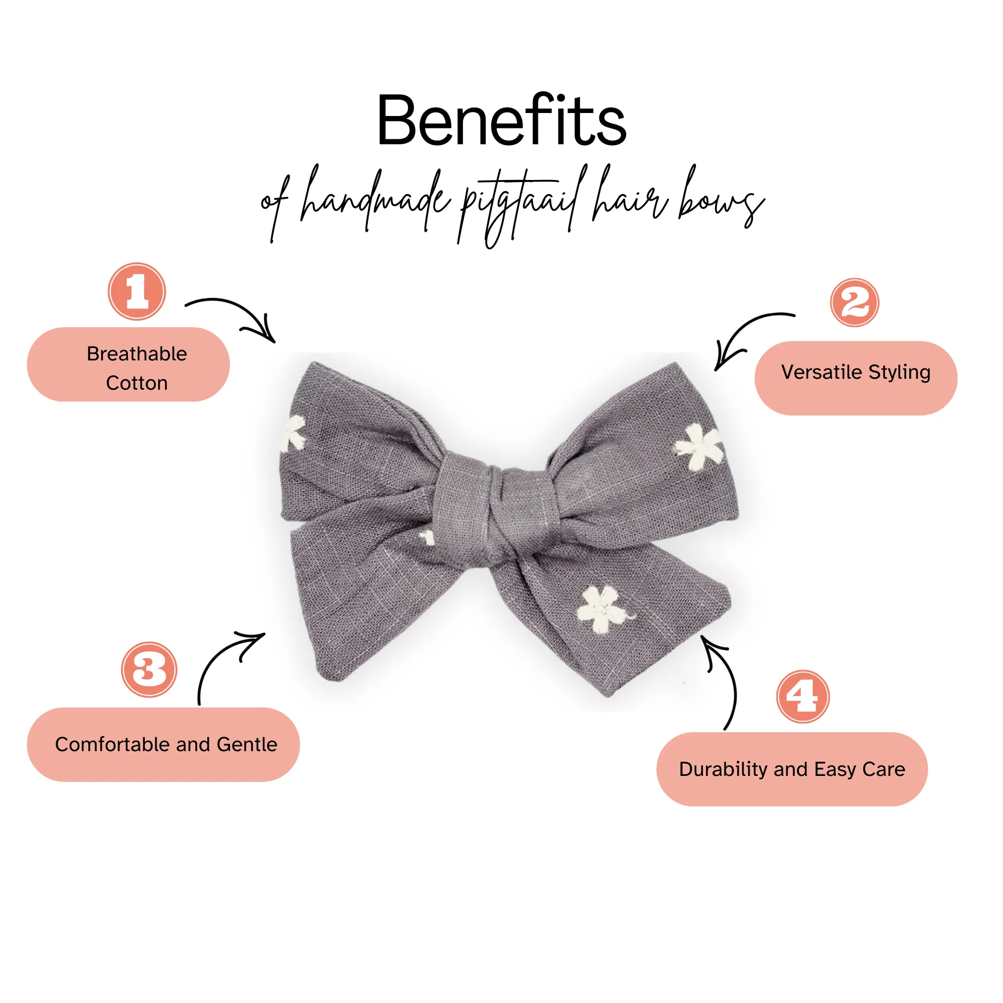 Pigtail Hair Bow Sets Grab Bag