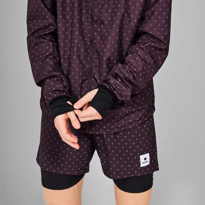 Polka Blaze Jacket | Reflective Purple