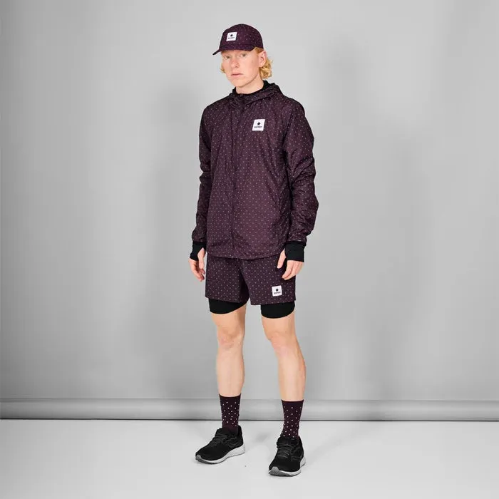 Polka Blaze Jacket | Reflective Purple
