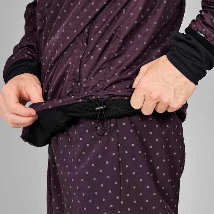 Polka Blaze Jacket | Reflective Purple
