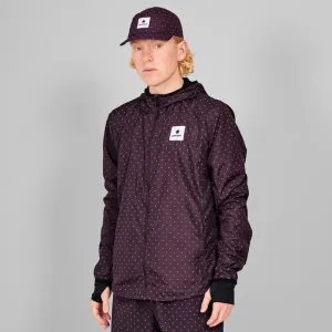 Polka Blaze Jacket | Reflective Purple