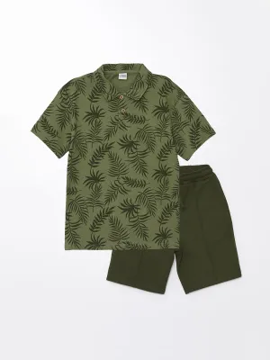 Polo Neck Boys T-Shirt and Shorts